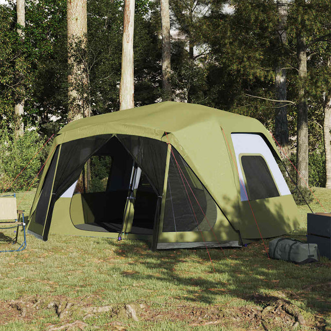 Tent 10-Persoons Waterdicht Snelontgrendeling Groen