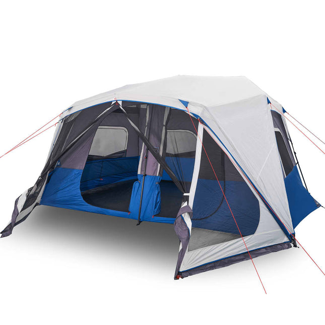 Tent Met Led 10-Persoons Snelontgrendeling Licht Blauw