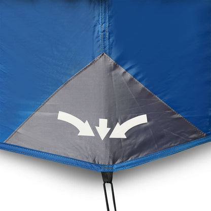 Tent Met Led 10-Persoons Snelontgrendeling Licht Blauw