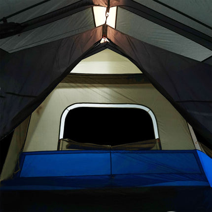 Tent Met Led 10-Persoons Snelontgrendeling Licht Blauw