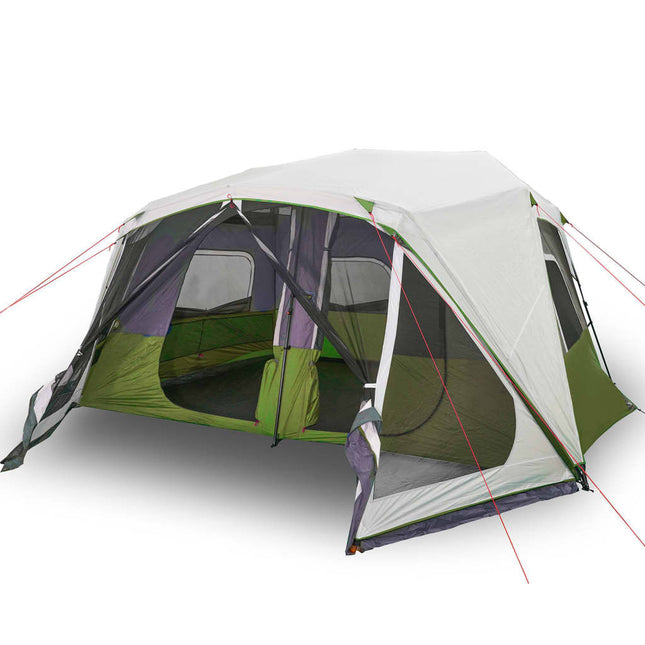 Tent Met Led 10-Persoons Snelontgrendeling Licht Groen