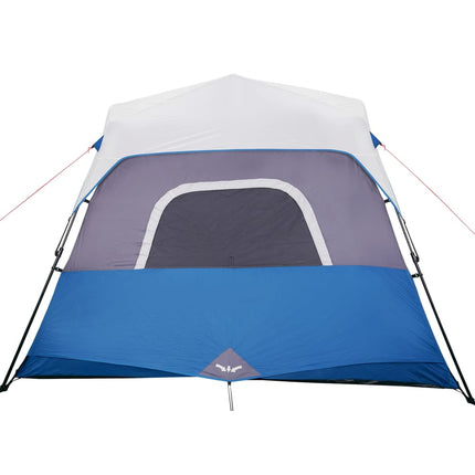 Tent Met Led 6-Persoons Snelontgrendeling Licht Blauw