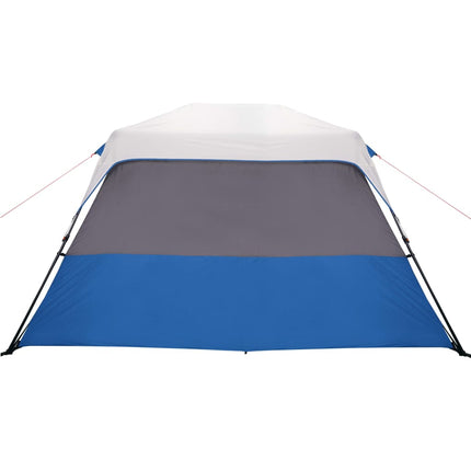 Tent Met Led 6-Persoons Snelontgrendeling Licht Blauw