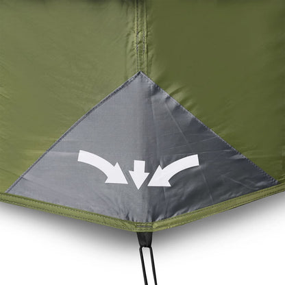 Tent Met Led 6-Persoons Snelontgrendeling Licht Groen