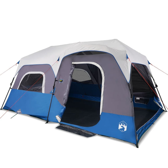 Tent 9-Persoons Waterdicht Met Led Lichtgroen Blauw