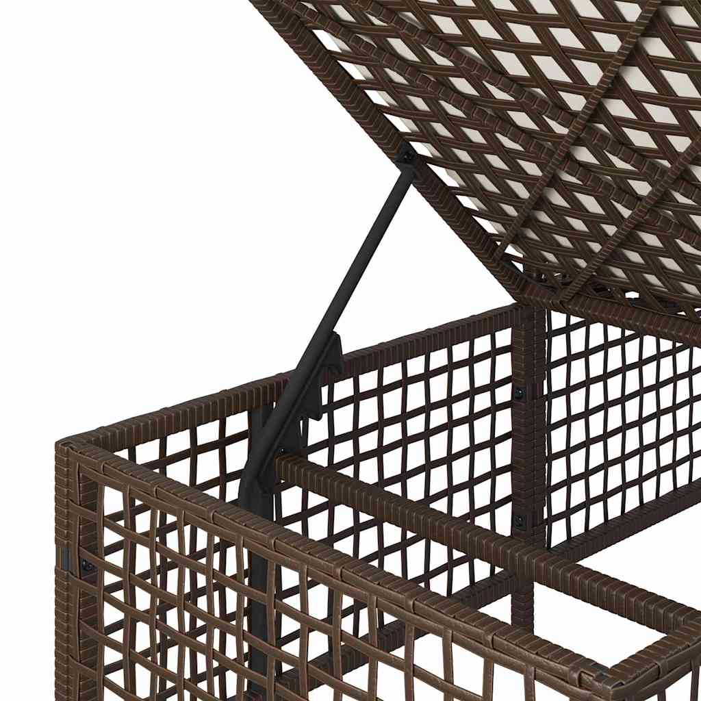 3-Delige Loungeset Met Kussens Poly Rattan