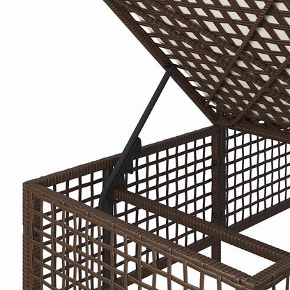 3-Delige Loungeset Met Kussens Poly Rattan