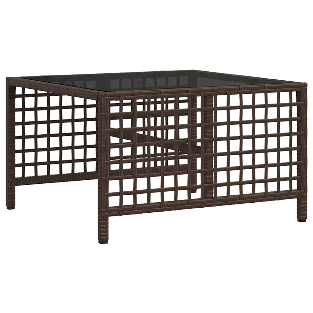 3-Delige Loungeset Met Kussens Poly Rattan