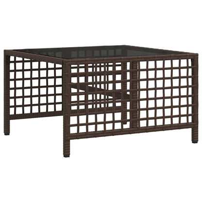 3-Delige Loungeset Met Kussens Poly Rattan