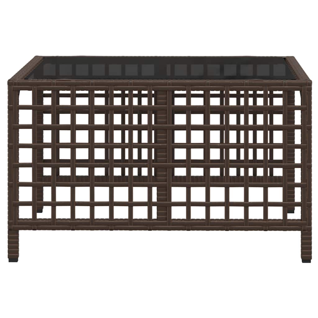 3-Delige Loungeset Met Kussens Poly Rattan