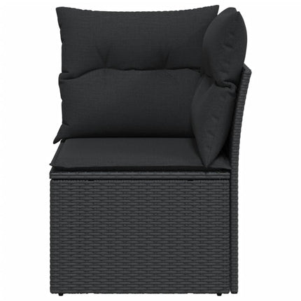 Tuinhoekbank Met Kussens Poly Rattan
