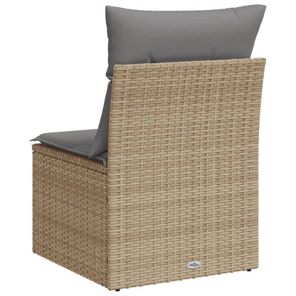 Tuinbank Zonder Armleuning Met Kussens Poly Rattan