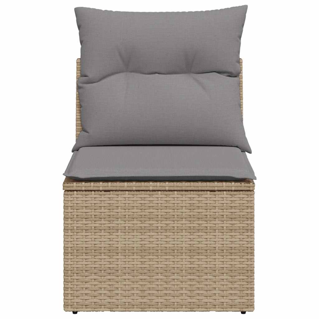 Tuinstoel Zonder Armleuning Met Kussens Poly Rattan