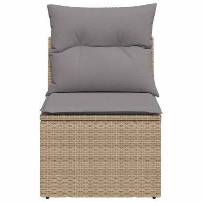 Tuinstoel Zonder Armleuning Met Kussens Poly Rattan