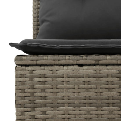 Tuinbank 2-Zits Met Kussens Poly Rattan