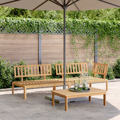 3-Delige Loungeset Pallet Massief Acaciahout