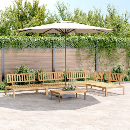 5-Delige Loungeset Pallet Massief Acaciahout