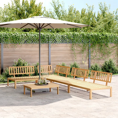 5-Delige Loungeset Pallet Massief Acaciahout