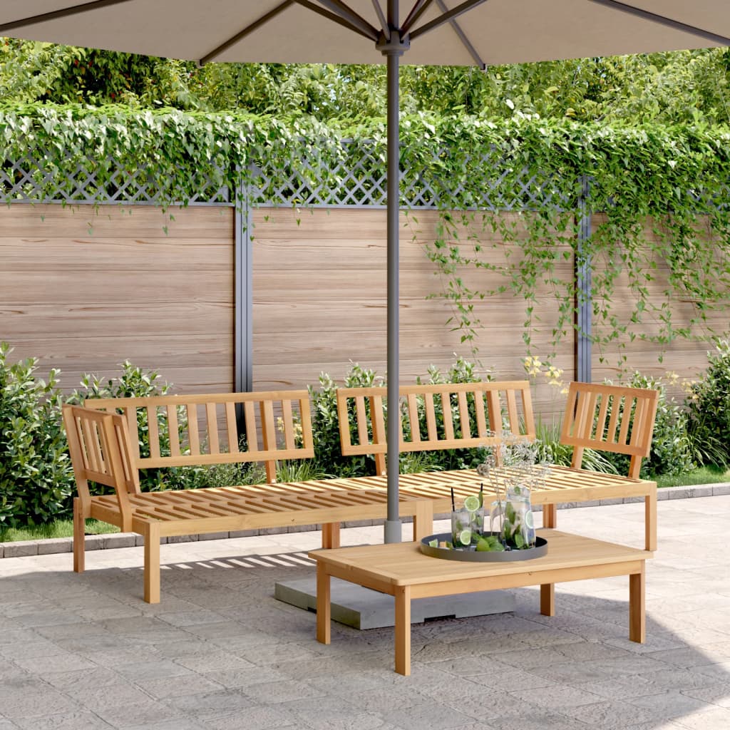 Tuinhoekbanken 2 St Pallet Massief Acaciahout