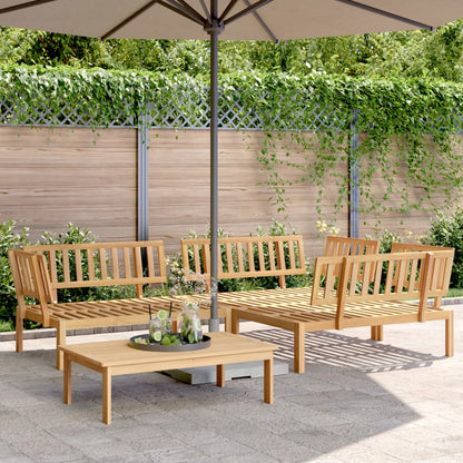 4-Delige Loungeset Pallet Massief Acaciahout