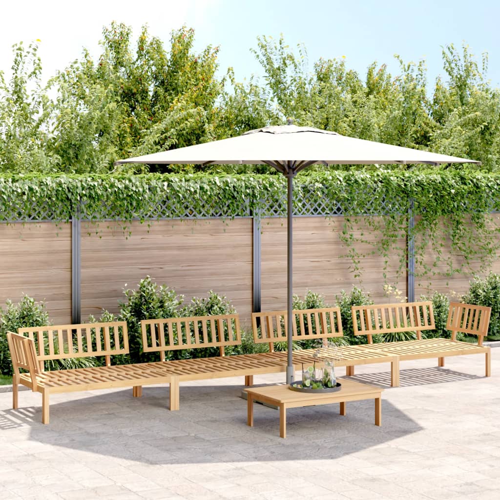 5-Delige Loungeset Pallet Massief Acaciahout