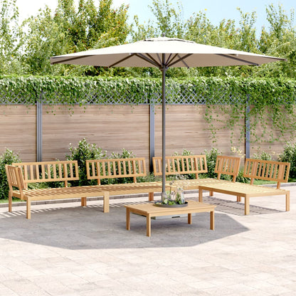 5-Delige Loungeset Pallet Massief Acaciahout
