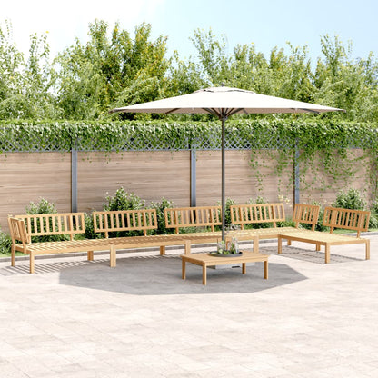 6-Delige Loungeset Pallet Massief Acaciahout