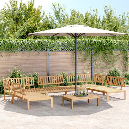 6-Delige Loungeset Pallet Massief Acaciahout