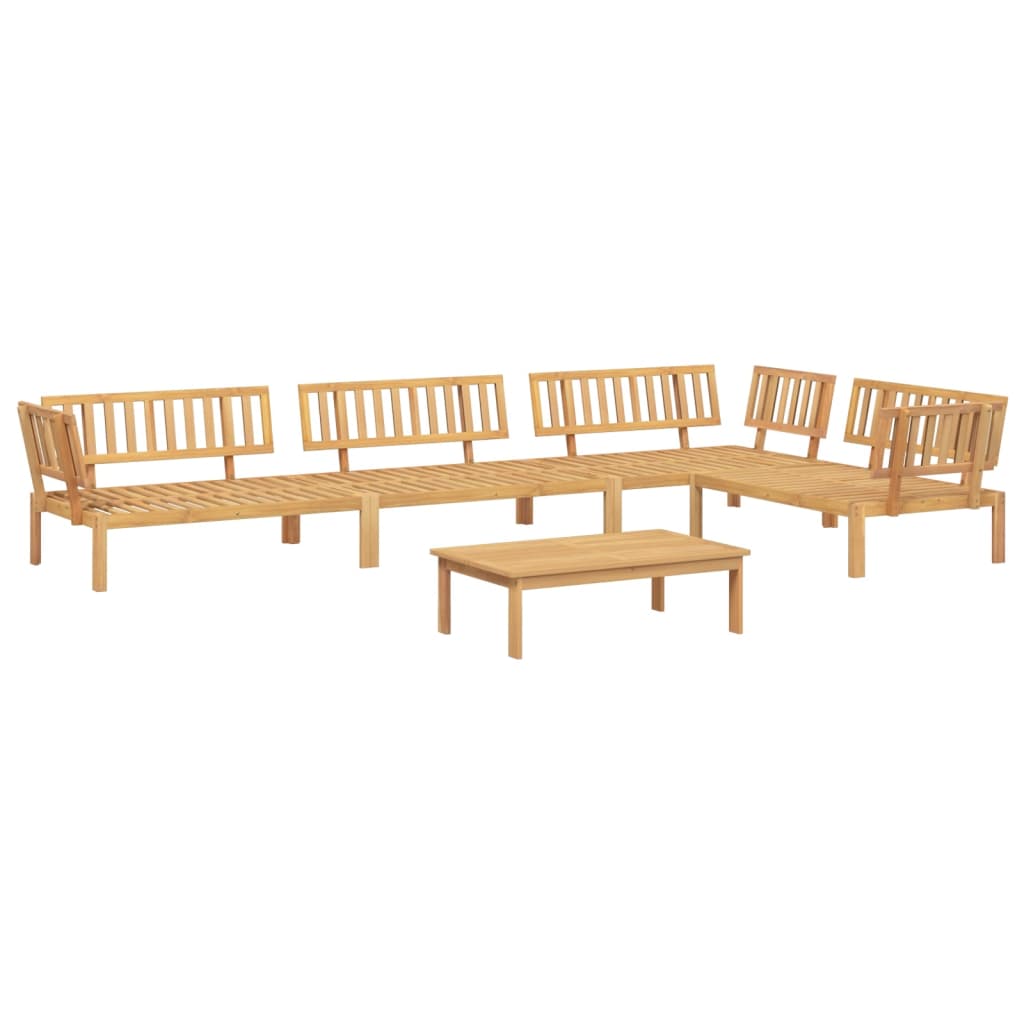 5-Delige Loungeset Pallet Massief Acaciahout