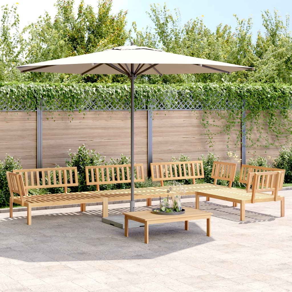 5-Delige Loungeset Pallet Massief Acaciahout