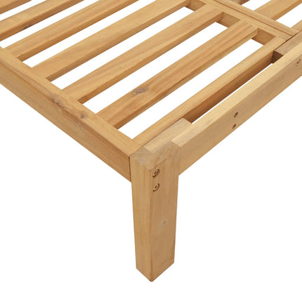 5-Delige Loungeset Pallet Met Kussens Massief Acaciahout Beige