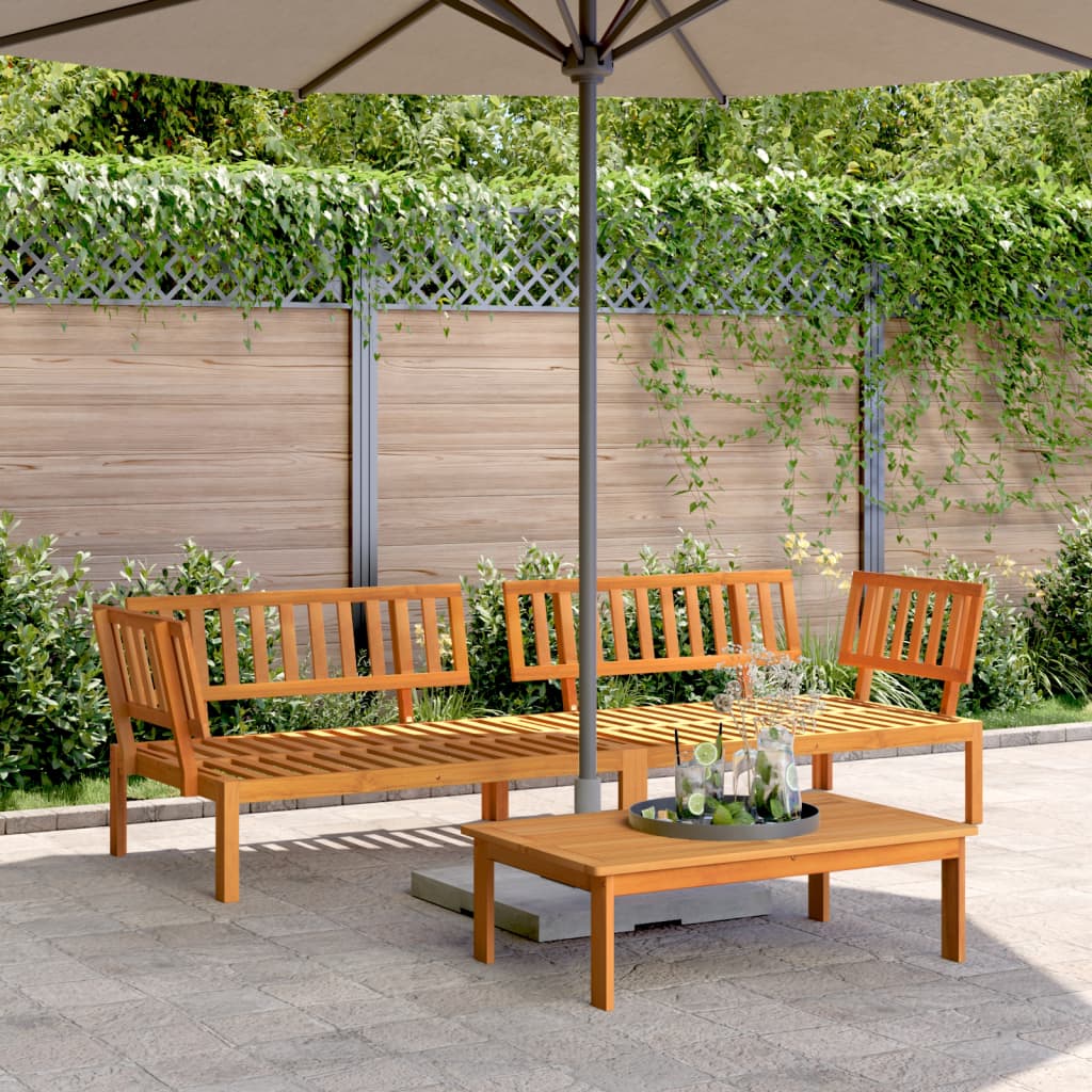 Tuinhoekbanken 2 St Pallet Massief Acaciahout