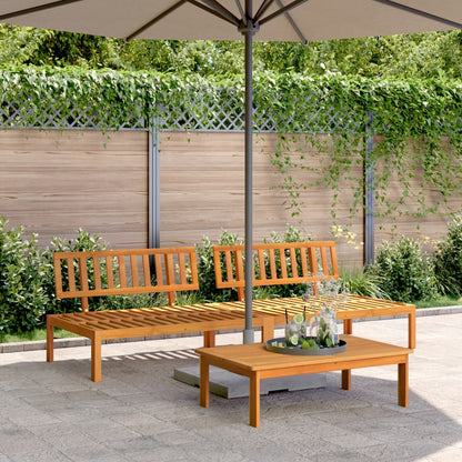 Tuinmiddenbanken 2 St Pallet Massief Acaciahout
