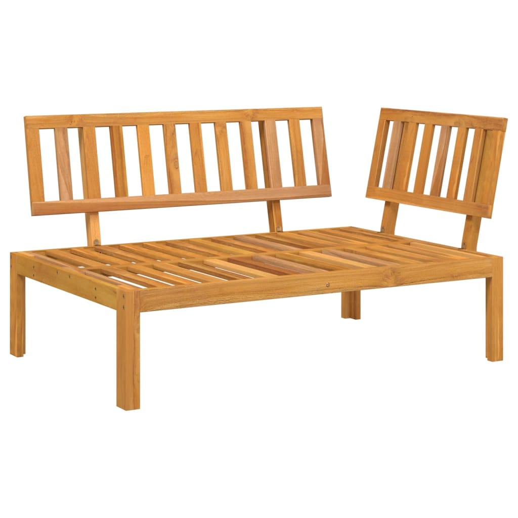 Tuinhoekbank Pallet Massief Acaciahout Bruin