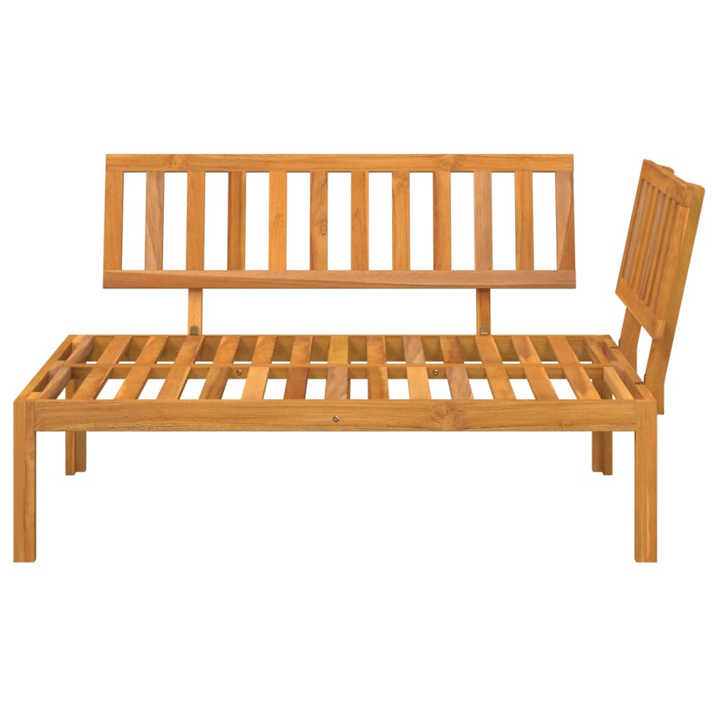 Tuinhoekbank Pallet Massief Acaciahout Bruin