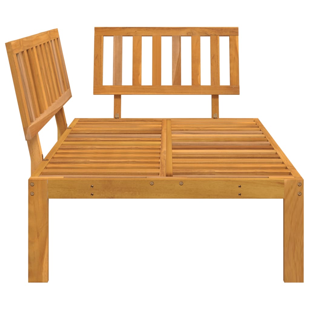 Tuinhoekbank Pallet Massief Acaciahout Bruin