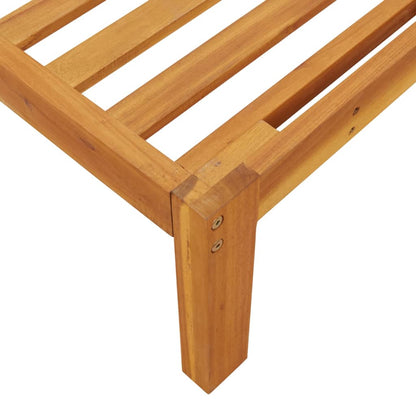Tuinhoekbank Pallet Massief Acaciahout Bruin