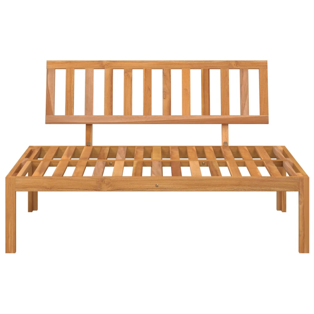 Tuinmiddenbank Pallet Massief Acaciahout Bruin