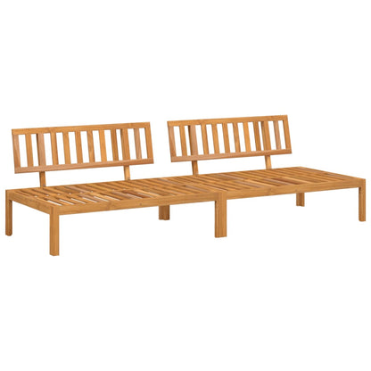 Tuinmiddenbanken 2 St Pallet Massief Acaciahout Bruin