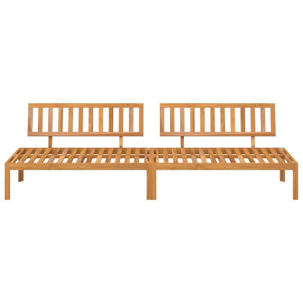 Tuinmiddenbanken 2 St Pallet Massief Acaciahout Bruin