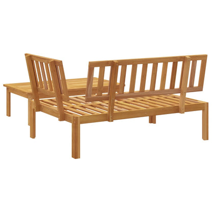 2-Delige Loungeset Pallet Massief Acaciahout Bruin