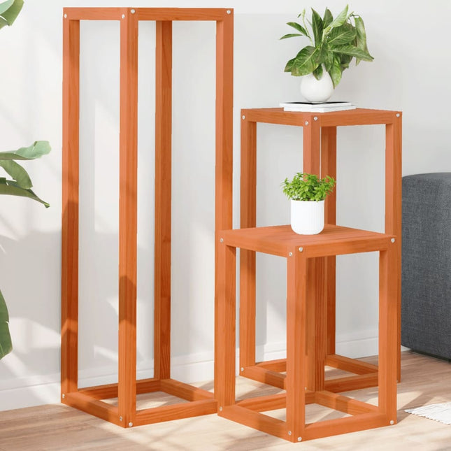 Plantenstandaards Massief Grenenhout