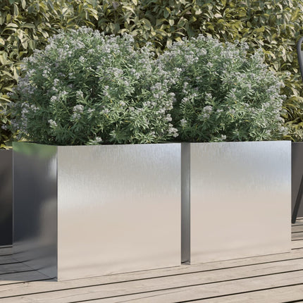 Plantenbak Zilver Gegalvaniseerd Staal