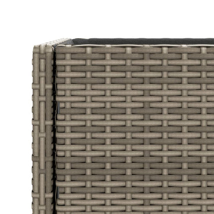 Plantenbakken Met Schap 90X40X75 Poly Rattan