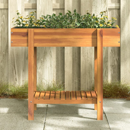Plantenbak Verhoogd 90X30X75 Cm Massief Acaciahout
