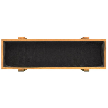 Plantenbak Verhoogd 90X30X75 Cm Massief Acaciahout Rood En Wit