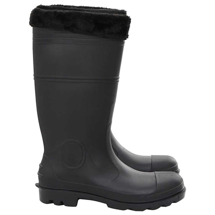 Regenlaarzen Met Verwijderbare Sokken Maat 44 Pvc Zwart