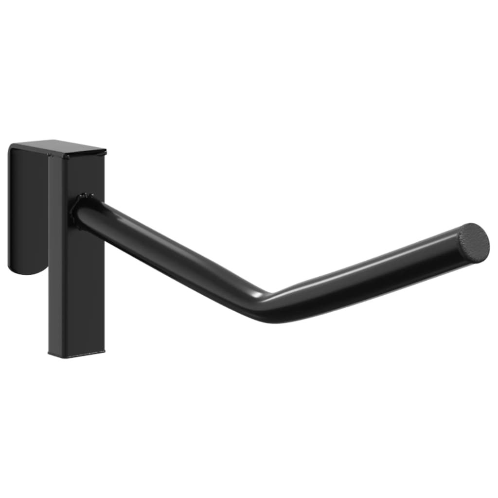 Zadelrek met hoofdstelhaak 1 stang draagbaar ijzer zwart