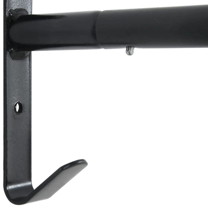 Zadeldekrek ijzer zwart