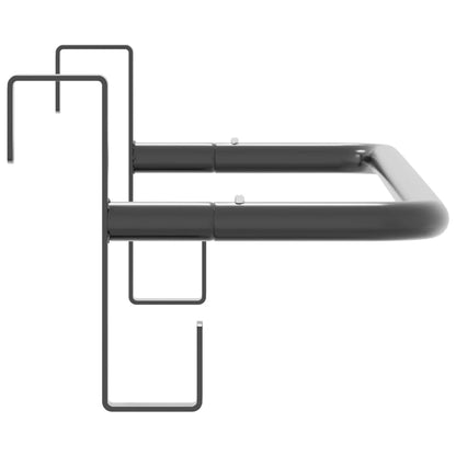 Zadeldekrek ijzer zwart